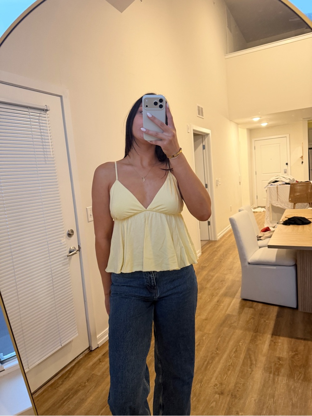 NWT Yellow tank top